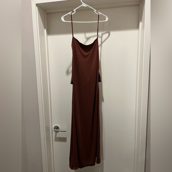 Reformation Hex Chestnut Strappy Dress - Picture 6 of 8